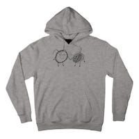 Connection. Calm With Chaos. Help Chaos With Connection. Tall Hoodie