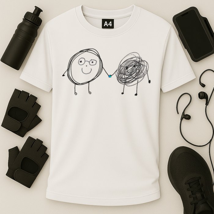 Connection. Calm With Chaos. Help Chaos With Connection. Performance Shirt