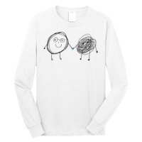 Connection. Calm With Chaos. Help Chaos With Connection. Long Sleeve Shirt