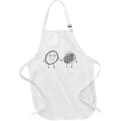 Connection. Calm With Chaos. Help Chaos With Connection. Full-Length Apron With Pockets