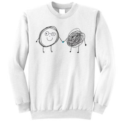 Connection. Calm With Chaos. Help Chaos With Connection. Sweatshirt