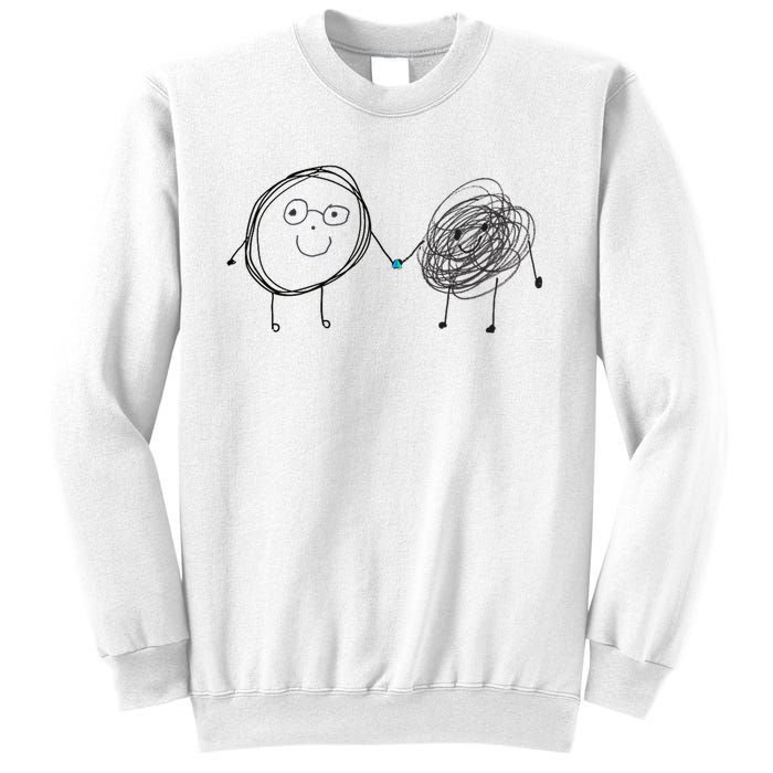Connection. Calm With Chaos. Help Chaos With Connection. Sweatshirt