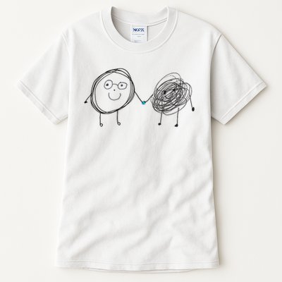 Connection. Calm With Chaos. Help Chaos With Connection. Tall T-Shirt