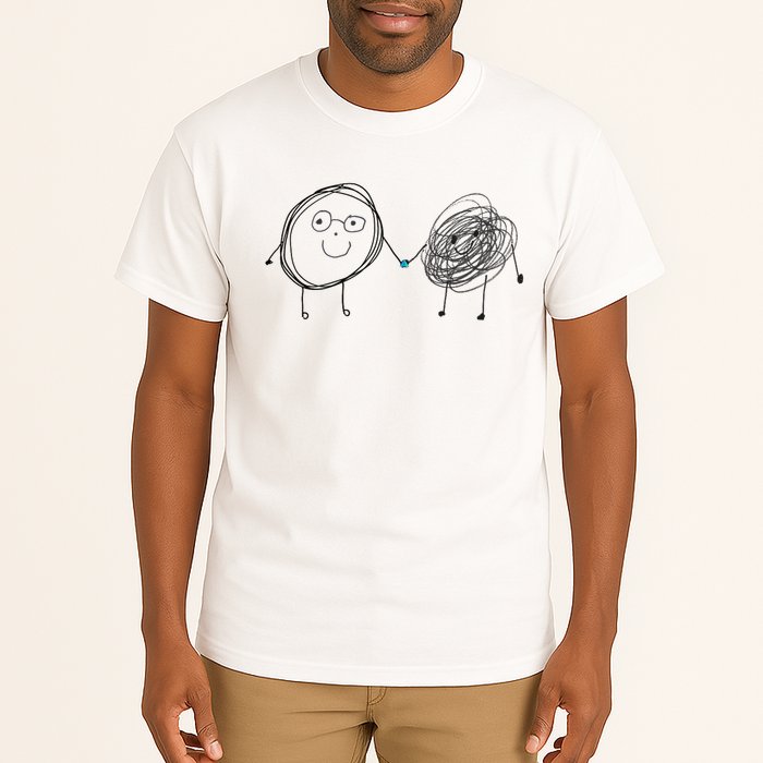 Connection. Calm With Chaos. Help Chaos With Connection. Tall T-Shirt