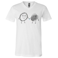 Connection. Calm With Chaos. Help Chaos With Connection. V-Neck T-Shirt
