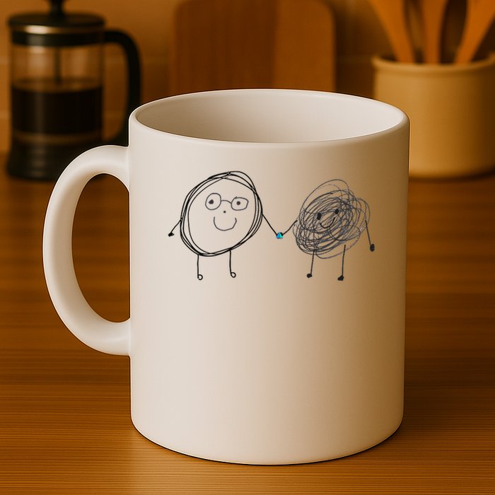 Connection. Calm With Chaos. Help Chaos With Connection. Mug