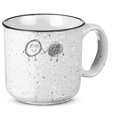 Connection. Calm With Chaos. Help Chaos With Connection. 15oz Campfire Ceramic Mug