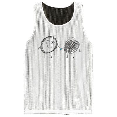 Connection. Calm With Chaos. Help Chaos With Connection. Mesh Reversible Basketball Jersey Tank