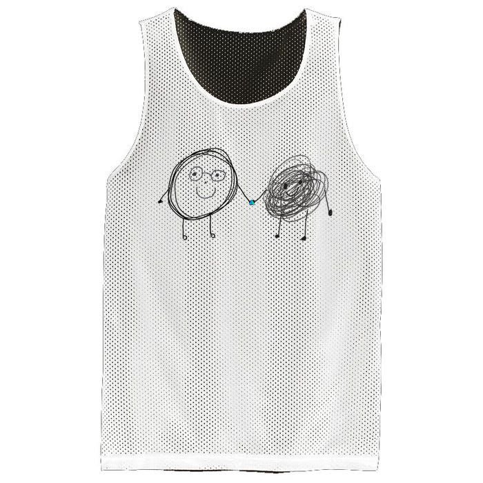 Connection. Calm With Chaos. Help Chaos With Connection. Mesh Reversible Basketball Jersey Tank