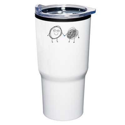 Connection. Calm With Chaos. Help Chaos With Connection. Tumbler