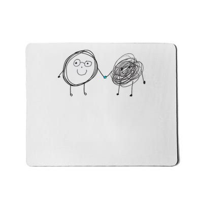 Connection. Calm With Chaos. Help Chaos With Connection. Mousepad