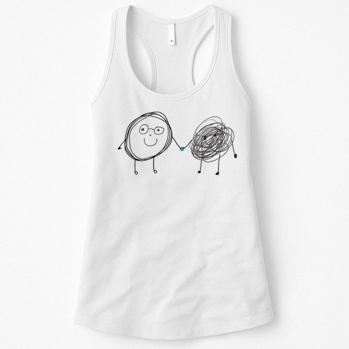 Connection. Calm With Chaos. Help Chaos With Connection. Womens Tank Top