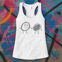 Connection. Calm With Chaos. Help Chaos With Connection. Womens Tank Top