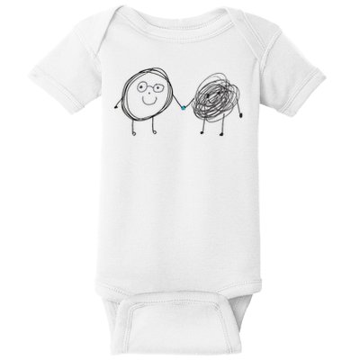 Connection. Calm With Chaos. Help Chaos With Connection. Baby Bodysuit