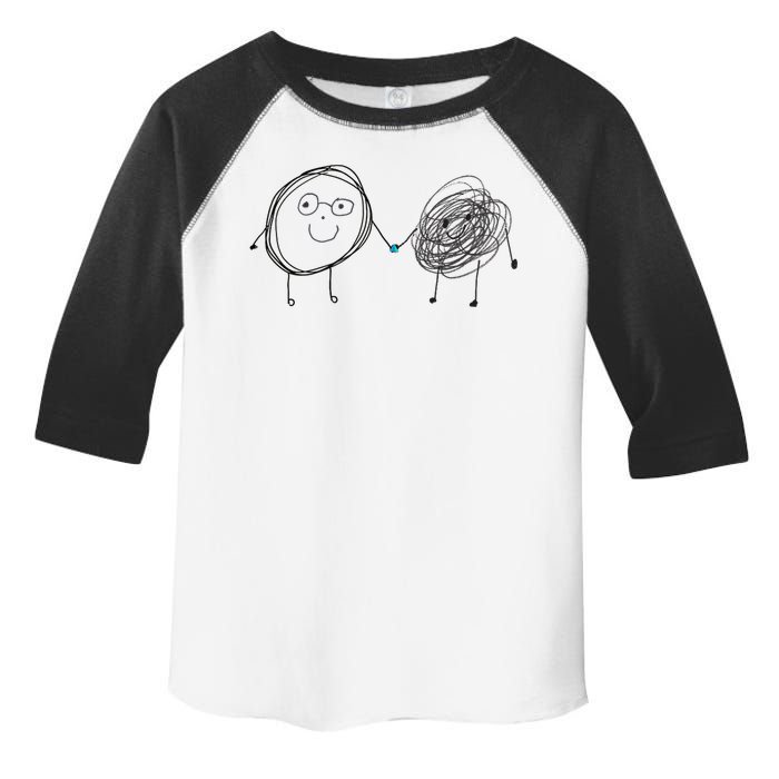 Connection. Calm With Chaos. Help Chaos With Connection. Toddler Fine Jersey T-Shirt