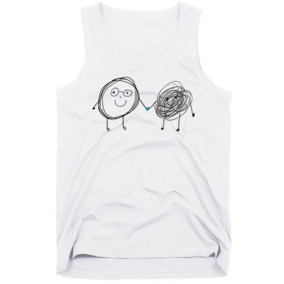 Connection. Calm With Chaos. Help Chaos With Connection. Tank Top