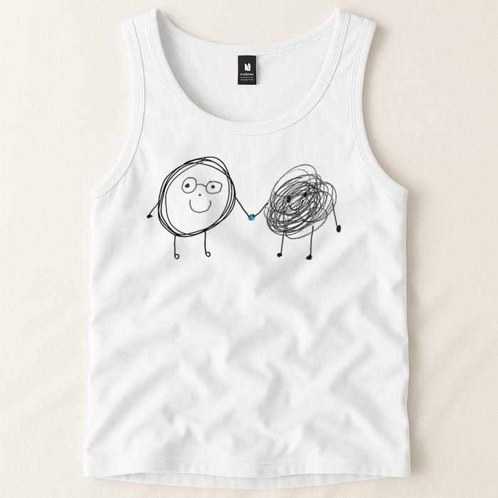 Connection. Calm With Chaos. Help Chaos With Connection. Tank Top