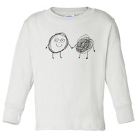 Connection. Calm With Chaos. Help Chaos With Connection. Toddler Long Sleeve Shirt