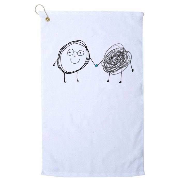 Connection. Calm With Chaos. Help Chaos With Connection. Golf Towel