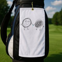 Connection. Calm With Chaos. Help Chaos With Connection. Golf Towel