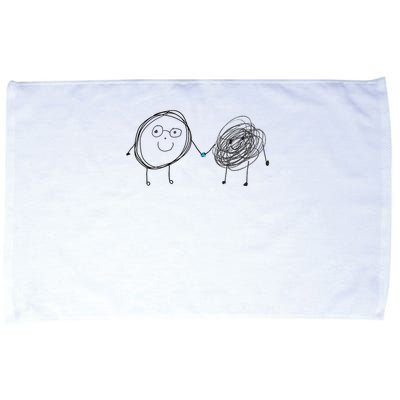 Connection. Calm With Chaos. Help Chaos With Connection. Microfiber Hand Towel