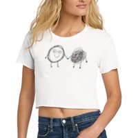 Connection. Calm With Chaos. Help Chaos With Connection. Crop Top