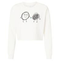Connection. Calm With Chaos. Help Chaos With Connection. Cropped Pullover Crew
