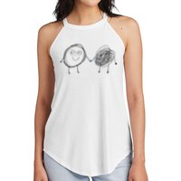 Connection. Calm With Chaos. Help Chaos With Connection. Women's Perfect Tri Rocker Tank