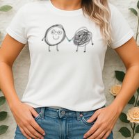 Connection. Calm With Chaos. Help Chaos With Connection. Womens T-Shirt