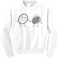 Connection. Calm With Chaos. Help Chaos With Connection. Kids Sweatshirt