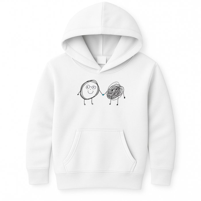 Connection. Calm With Chaos. Help Chaos With Connection. Kids Hoodie