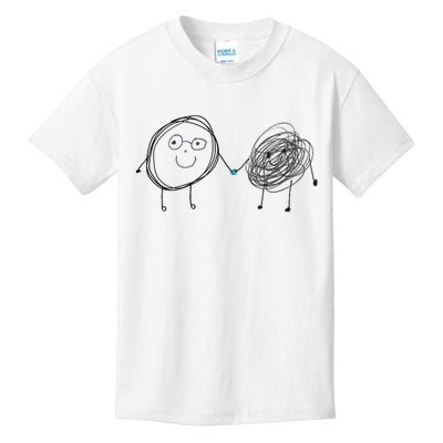 Connection. Calm With Chaos. Help Chaos With Connection. Kids T-Shirt