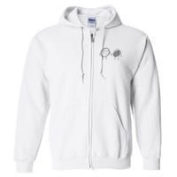 Connection. Calm With Chaos. Help Chaos With Connection. Full Zip Hoodie