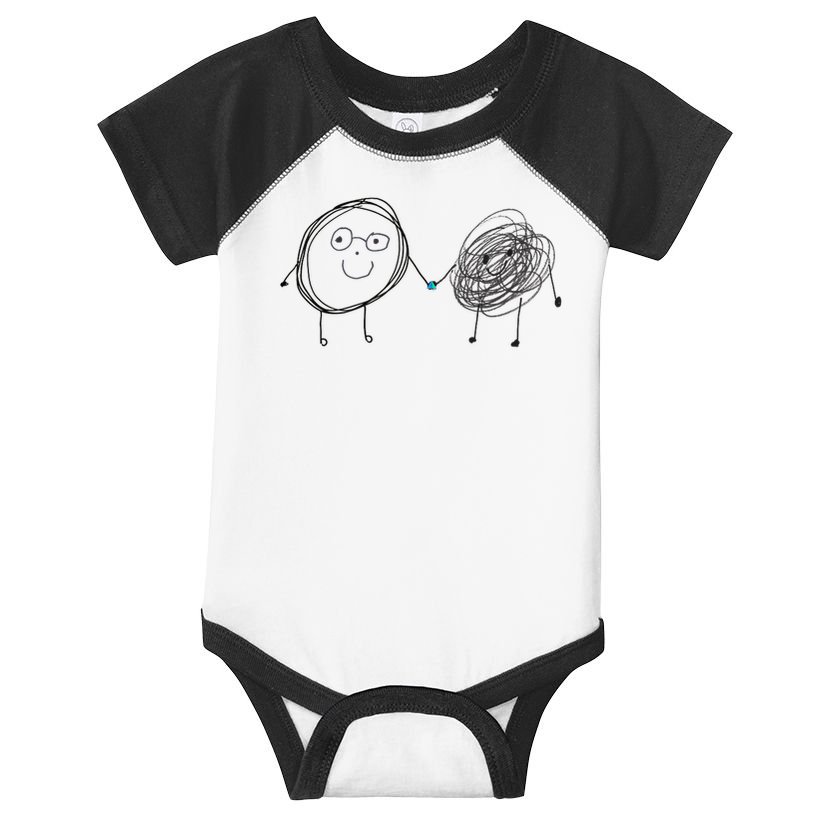 Connection. Calm With Chaos. Help Chaos With Connection. Infant Baby Jersey Bodysuit