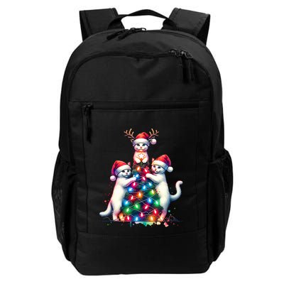 Christmas Cat Xmas Cats Christmas Cat Lover Backpack