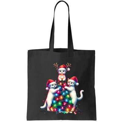 Christmas Cat Xmas Cats Christmas Cat Lover Bag
