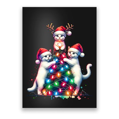 Christmas Cat Xmas Cats Christmas Cat Lover Poster