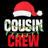 Cousin Crew Xmas Family Reunion Christmas Relatives Gift Flexfit Unipanel Trucker Cap