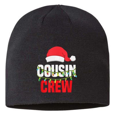 Cousin Crew Xmas Family Reunion Christmas Relatives Gift Sustainable Beanie
