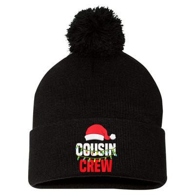 Cousin Crew Xmas Family Reunion Christmas Relatives Gift Pom Pom 12in Knit Beanie