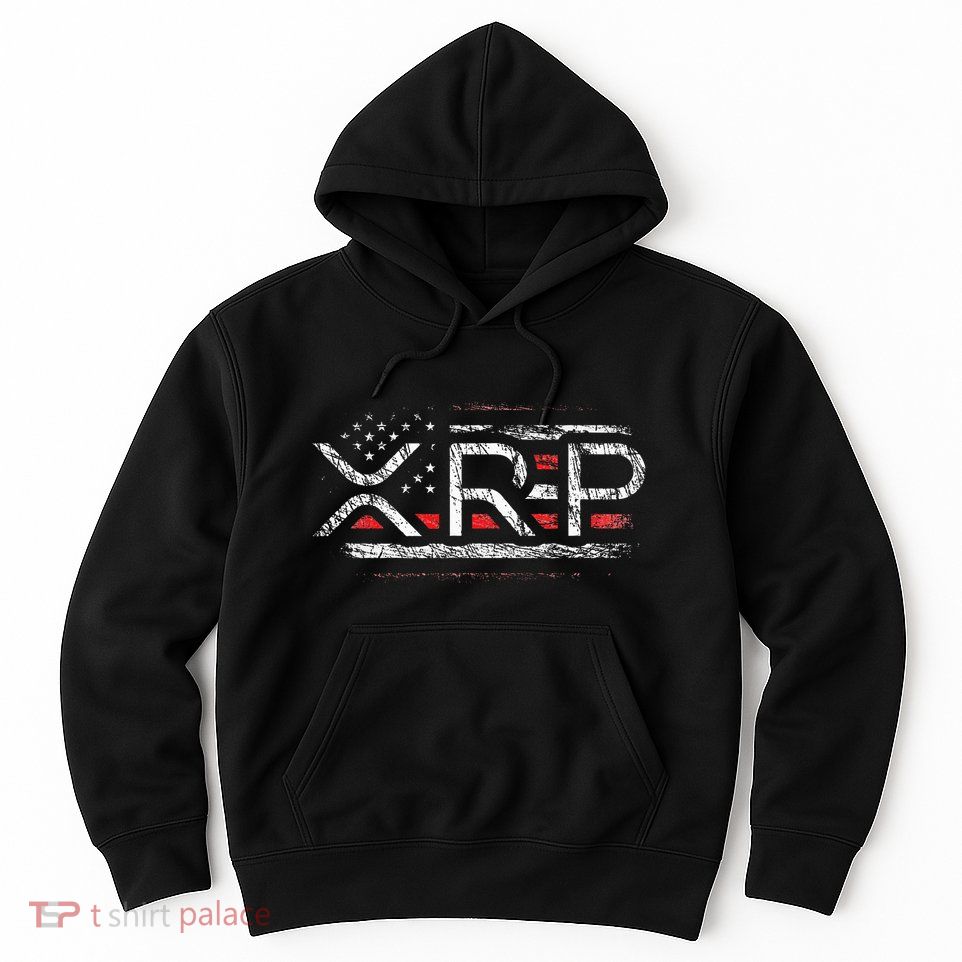 Crypto Currency Xrp Cryptocurrency American Flag Xrp Hoodie
