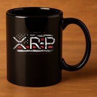 Crypto Currency Xrp Cryptocurrency American Flag Xrp 11oz C Handle Ceramic Mug