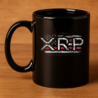 Crypto Currency Xrp Cryptocurrency American Flag Xrp 11oz C Handle Ceramic Mug