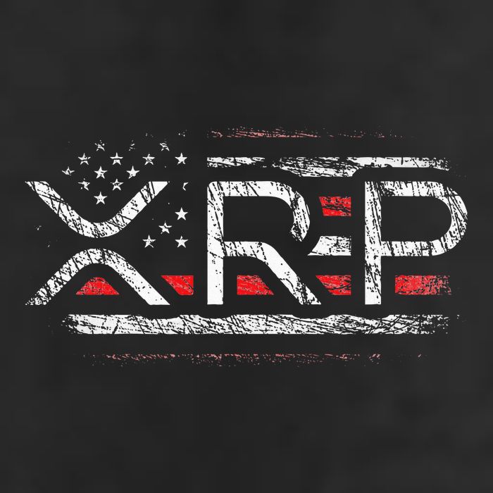 Crypto Currency Xrp Cryptocurrency American Flag Xrp Golf Towel