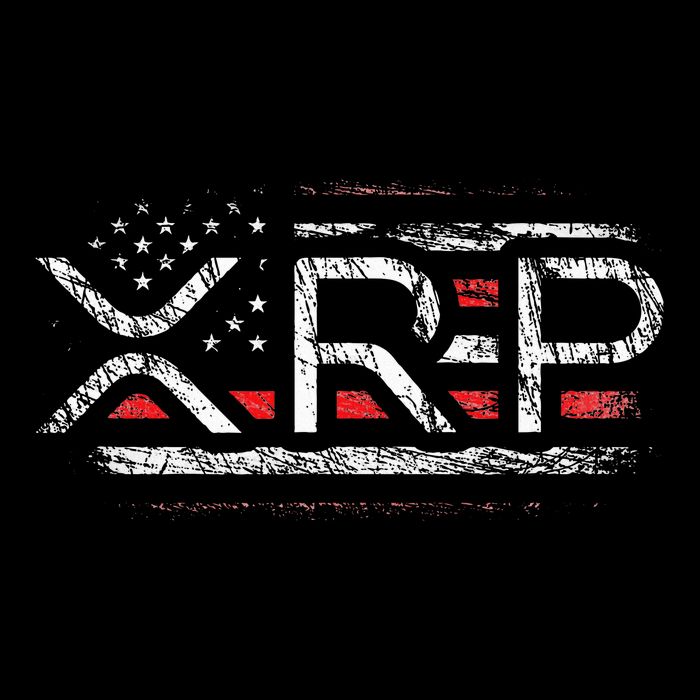 Crypto Currency Xrp Cryptocurrency American Flag Xrp Full Zip Hoodie