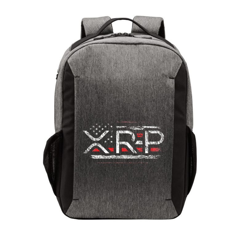 Crypto Currency Xrp Cryptocurrency American Flag Xrp Vector Backpack