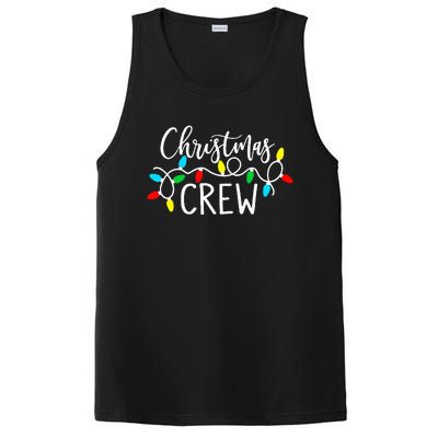 Christmas Crew Xmas Lights Pajama Happy Holiday  PosiCharge Competitor Tank