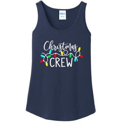 Christmas Crew Xmas Lights Pajama For Boy Girl Gift Happy Holiday Ladies Essential Tank