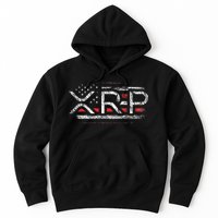 Crypto Currency Xrp Cryptocurrency American Flag Xrp Hoodie