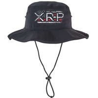 Crypto Currency Xrp Cryptocurrency American Flag Xrp Bucket Hat